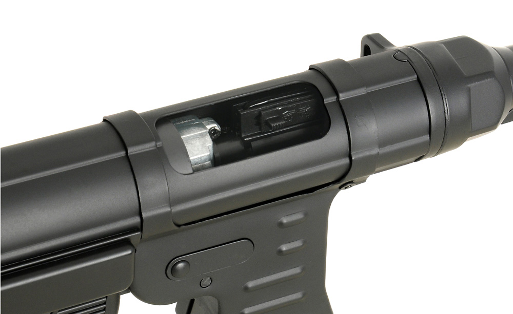 MP40 max. 0,5J AEG Vollmetall, Schwarz, optimierte Drosselung