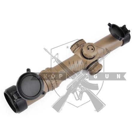1-4 x 24 SE Zielfernrohr mit rot/grün beleuchtetem Fadenkreuz (TAN) 1-4 x 24 SE Zielfernrohr mit rot/grün beleuchtetem Fadenkreuz (TAN)