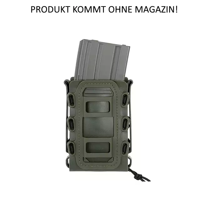 Soft Shell Rifle 5,56 Mag Pouch with MOLLE Clips - (TMC) (Oliv)