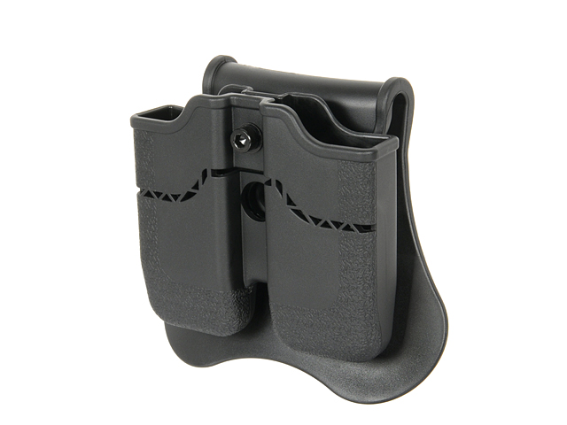 1911 Airsoft Double Mag Pouch Series - Black [Amomax]