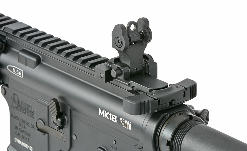 Daniel Defense MK18 RIII 10.3" max. 0,5J AEG mit Eshooter ETU, Schwarz