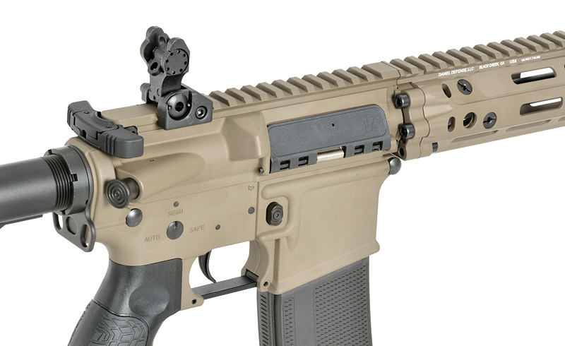 Daniel Defense MK18 RIII 10.3" max. 0,5J AEG mit Eshooter ETU, FDE