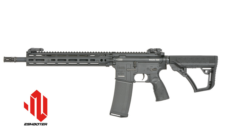 Daniel Defense M4A1 RIII 14.5" max. 0,5J AEG mit Eshooter ETU, Schwarz