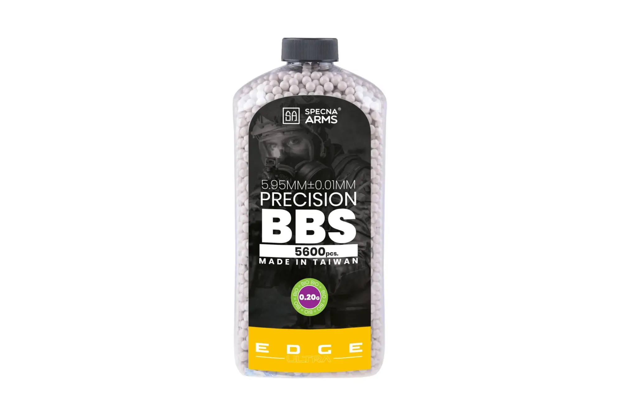 0,20g Specna Arms EDGE Ultra BIO BB'S 5600 Kugeln Flasche