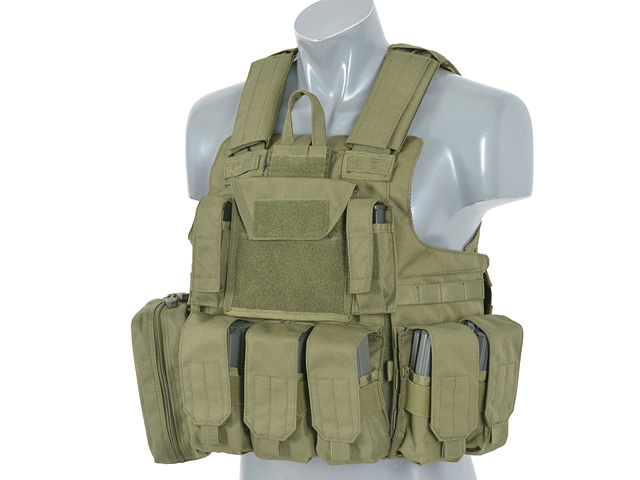 Combat Modular Armor System Replica - olive [8FIELDS]