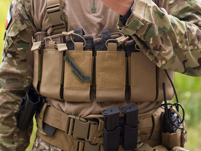 Padded MOLLE Combat Belt (L) - Olive [8FIELDS]