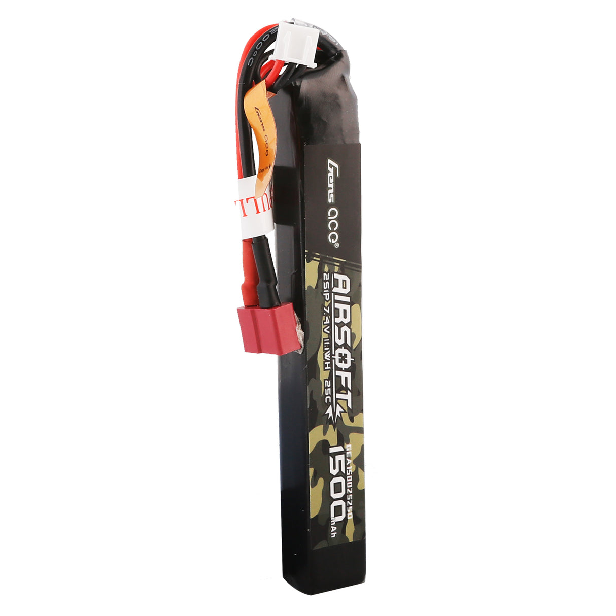 Gens Ace 25C 1500mAh 2S1P 7.4V Sticktype mit T-Stecker