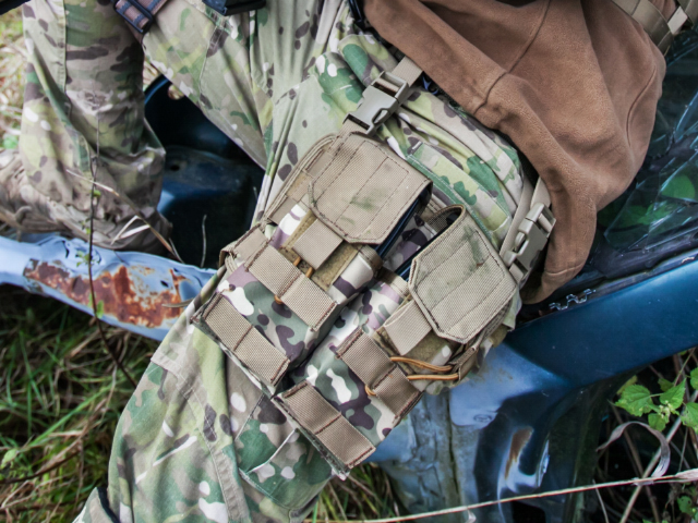 Modular Padded Drop Leg Panel - Olive [8FIELDS] - Restposten