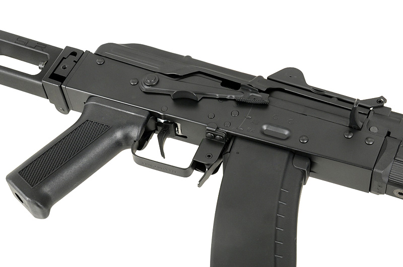 SLR AKS-74U max.0,5J AEG mit Tracer HopUp und Eshooter ETU