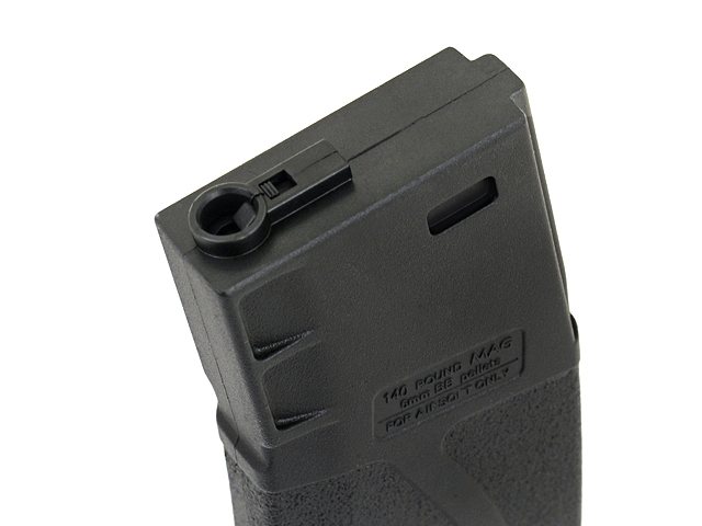 [10er Box] Guarder Bluebox 140rds Midcap-Magazine für 416/SCAR16/AR15, Schwarz