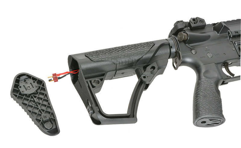 Daniel Defense M4A1 RIII 14.5" max. 0,5J AEG mit Eshooter ETU, Schwarz