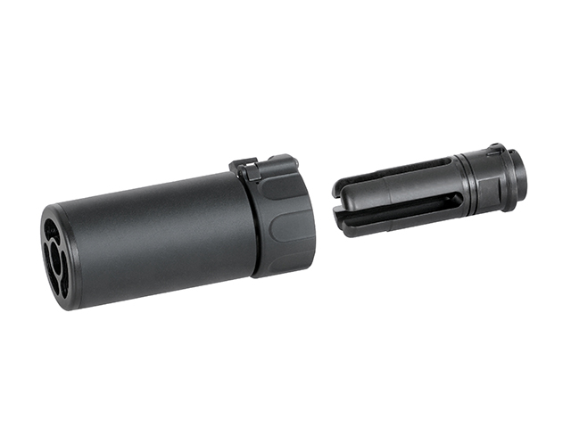 90MM Dummyschalldämpfer, schwarz