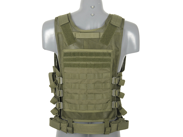 Lightweight MOLLE Tactical Vest - Olive [8FIELDS]