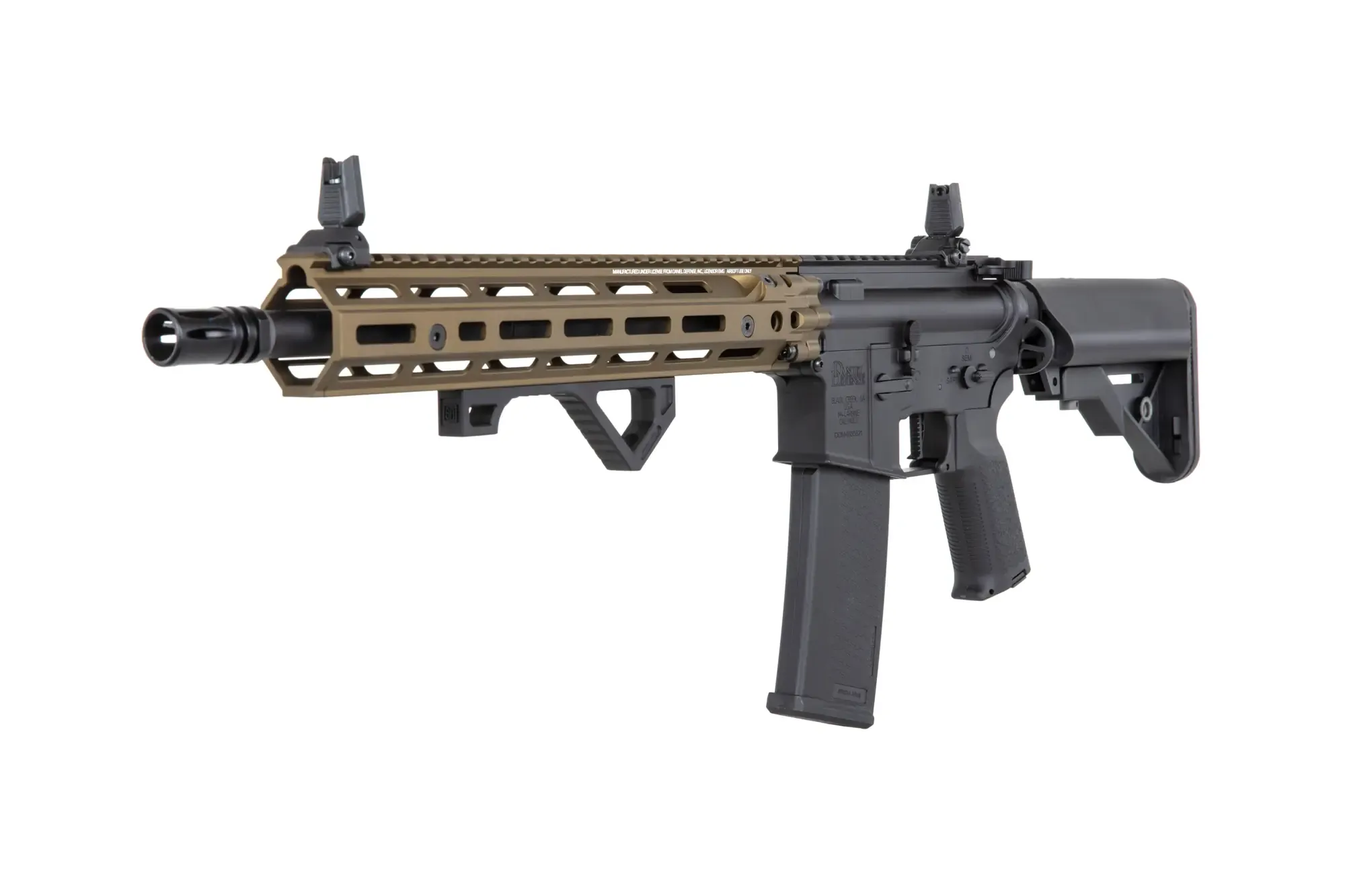 Daniel Defense® RIS III 12,5'' SA-P28 PRIME max. 0,5J AEG mit ASTERII Bluetooth E.T.U, Dark Matter 27K Brushless Motor und Speedgears (CB) 
