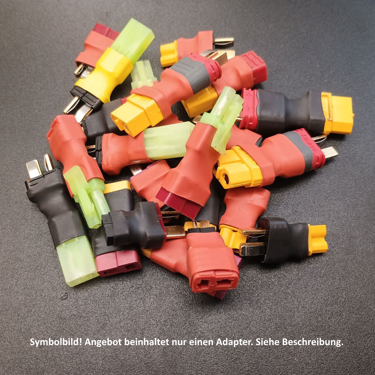 Adapter von Tamiya (+) auf Dean (-) Adapter von Tamiya (weiblich) auf Dean (männlich)