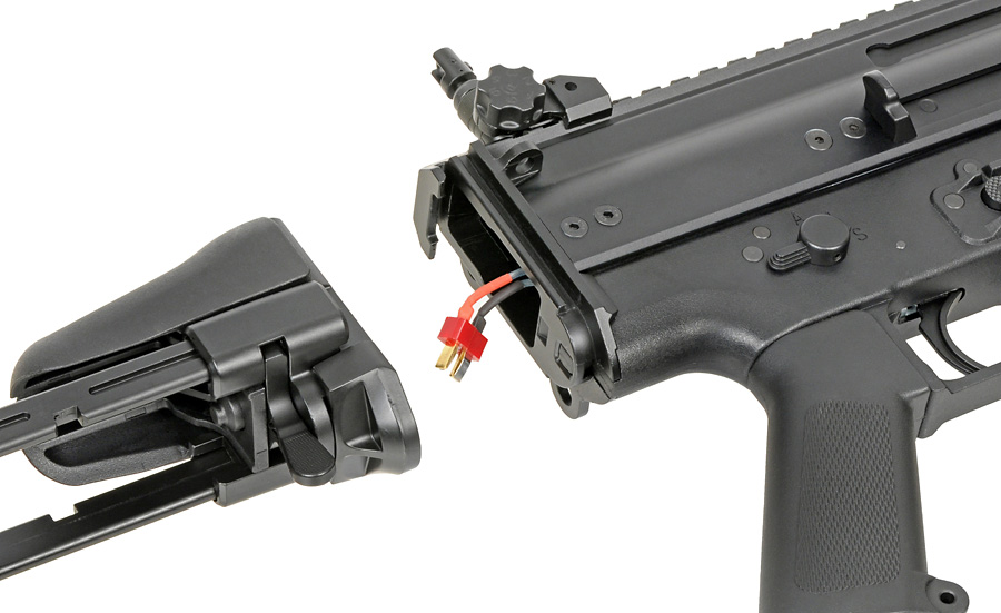 FN SCAR-SC Subcarbine mit EShooter ETU, max 0,5J AEG