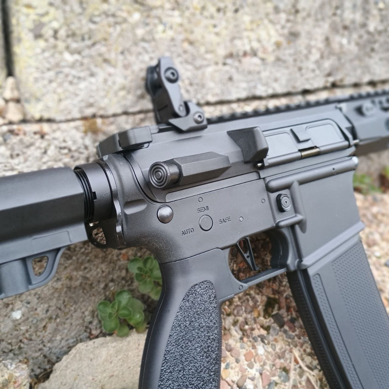 CUSTOMGUN: WE07 'Gunfighter' max 0,5J Highspeed AEG mit Eshooter ETU&Mosfet