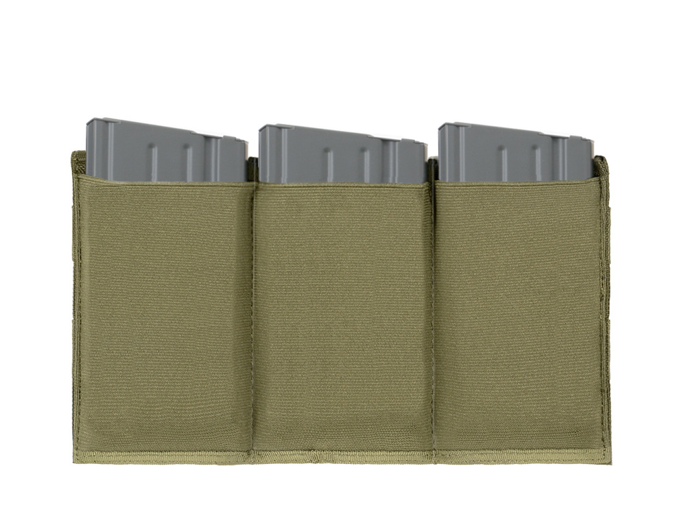 Elastic Triple SR25/M14/SCAR-H/HK417 Magazine Pouch - Olive Elastic Triple SR25/M14/SCAR-H/HK417 Magazine Pouch - Olive