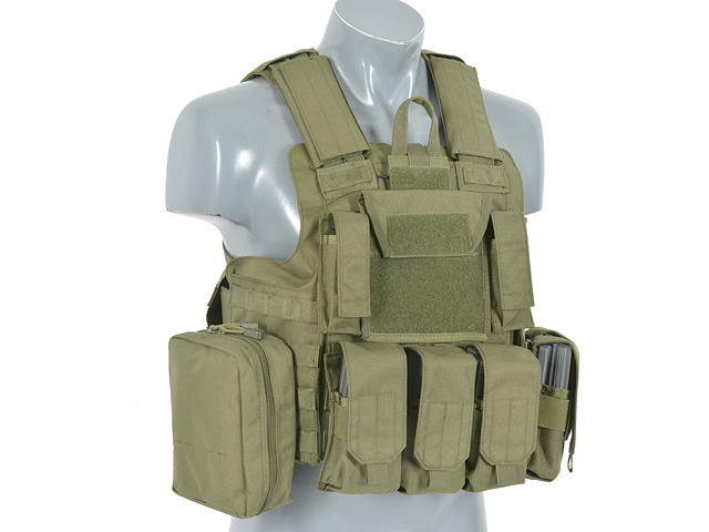 Combat Modular Armor System Replica - olive [8FIELDS]