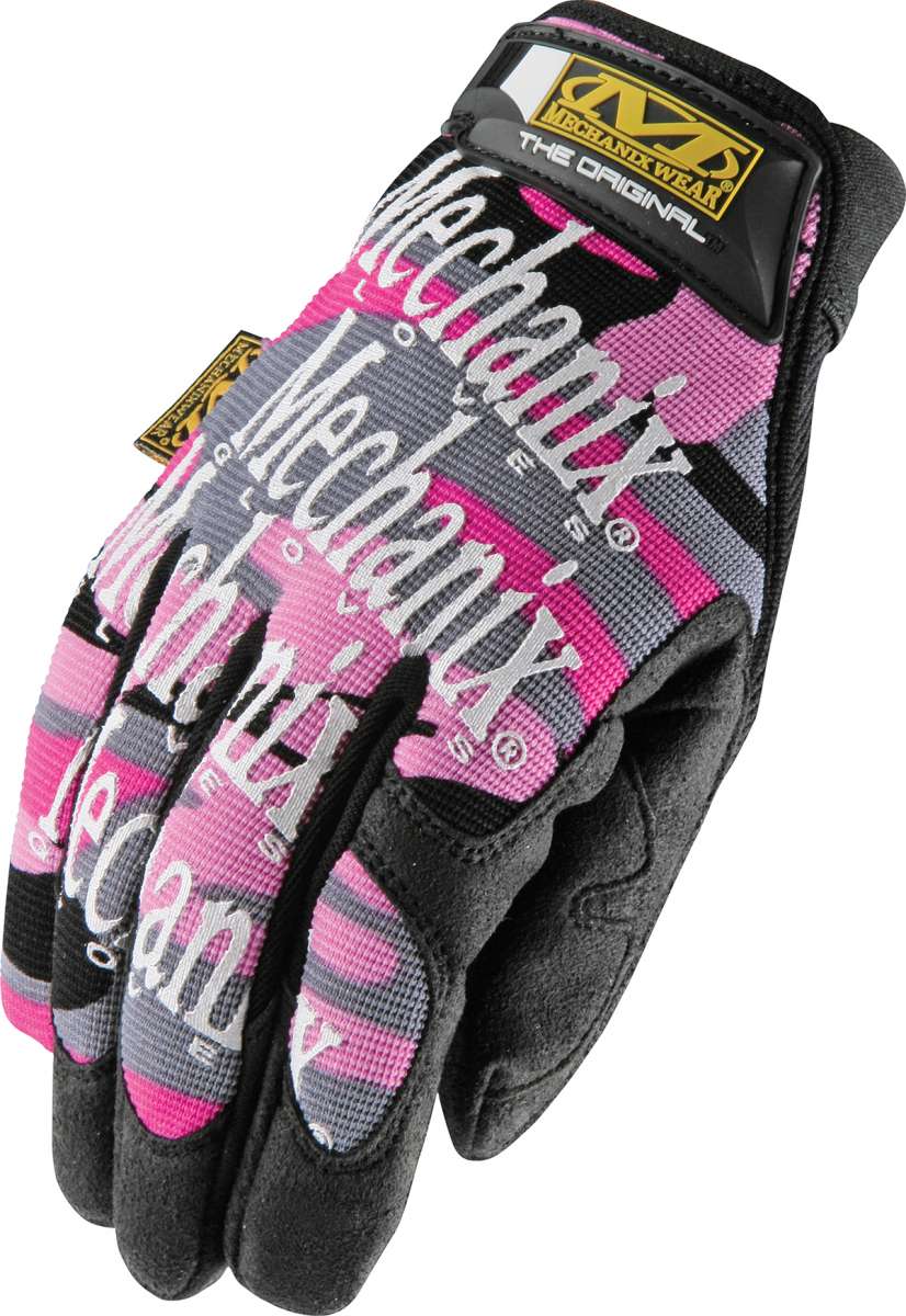 Mechanix Original "Pink Camo" Handschuhe, nur Größe S&M