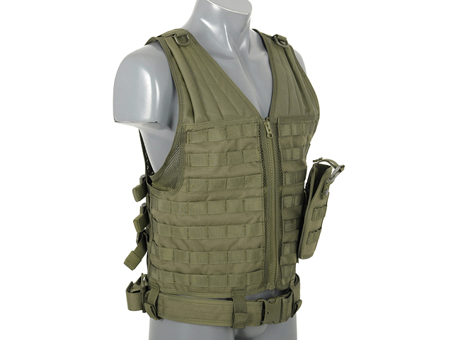 Lightweight MOLLE Tactical Vest - Olive [8FIELDS]