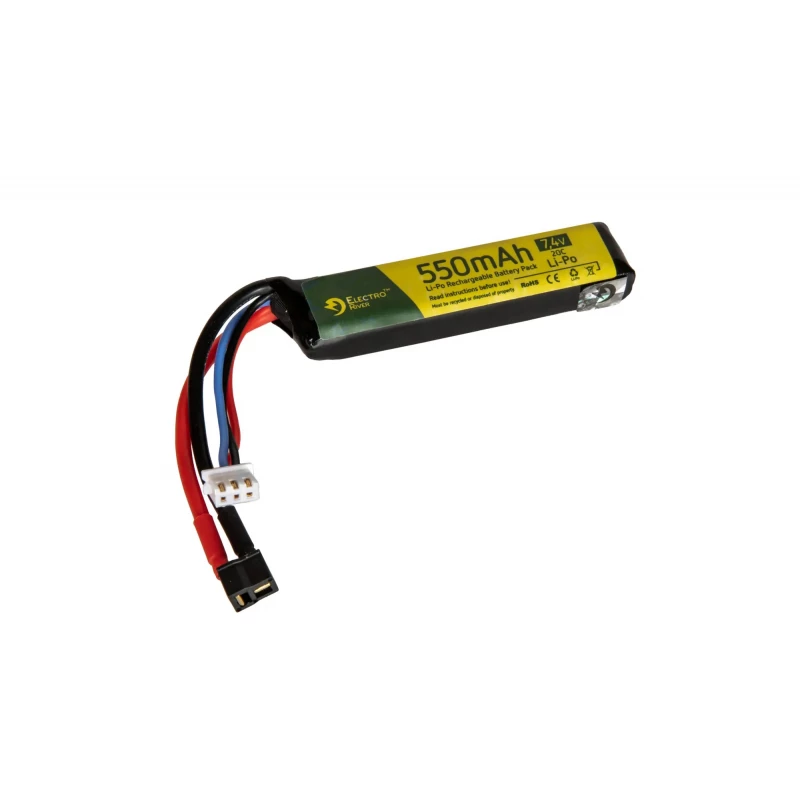 Electro River 550MAH 2S 7,4V LIPO FÜR AEP/HPA (mit mini-T-Stecker)