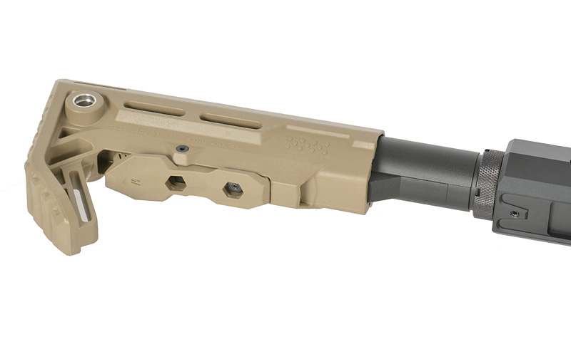 Strike Industries AK-TRAX mit Eshooter ETU max. 0,5J AEG TAN