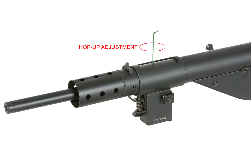 STEN MK2 max. 0,5J AEG, Vollstahl, optimierte Drosselung