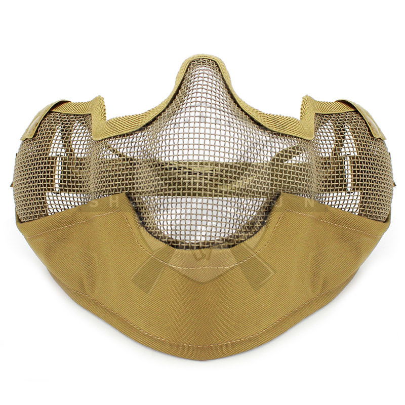Basic Gittermaske mit Ohrenschutz (Tan) Basic Gittermaske mit Ohrenschutz (Tan)